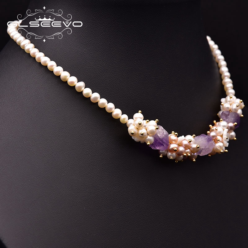 GLSEEVO Natural Freshwater Pea - огляд і ціна Pearl Trim Chain