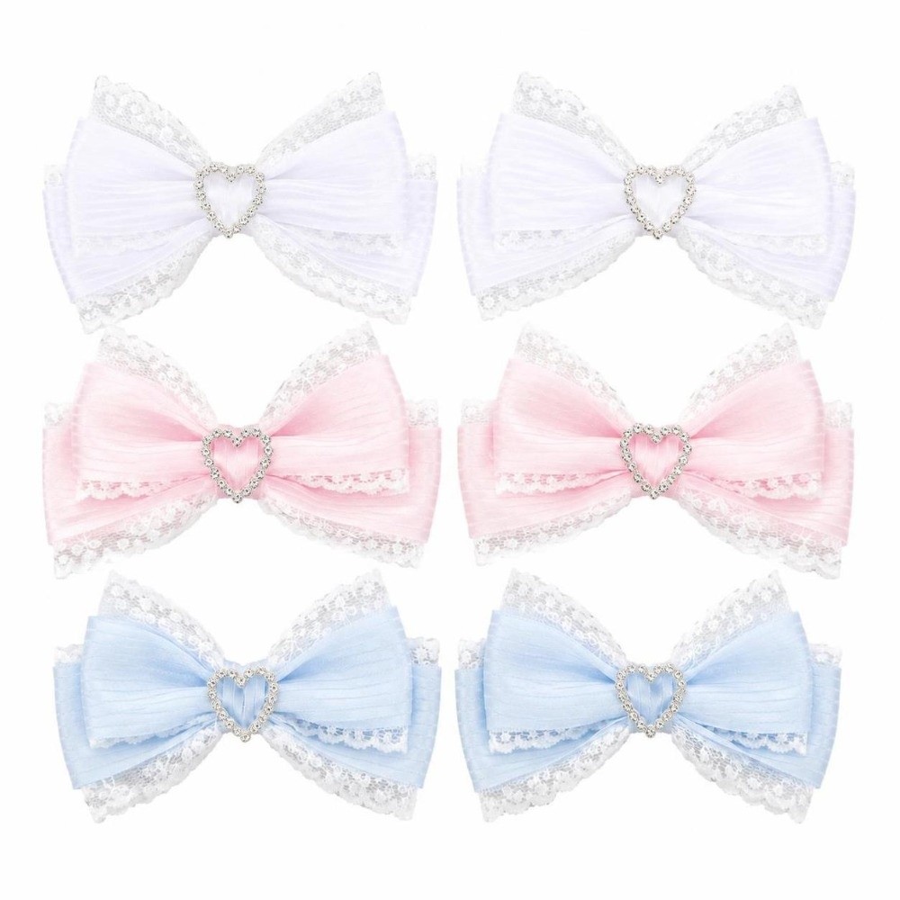1 Pair Satin Ribbon Bow Hair C - огляд і ціна Lace Ribbon Trim