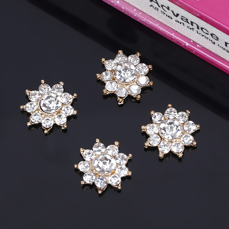 Engood 100Pcs 17mm Snowflake R - огляд і ціна Sew On Rhinestone