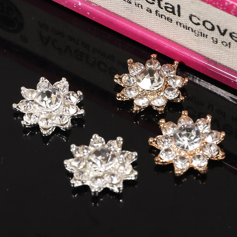 Engood 100Pcs 17mm Snowflake R - огляд і ціна Sew On Rhinestone