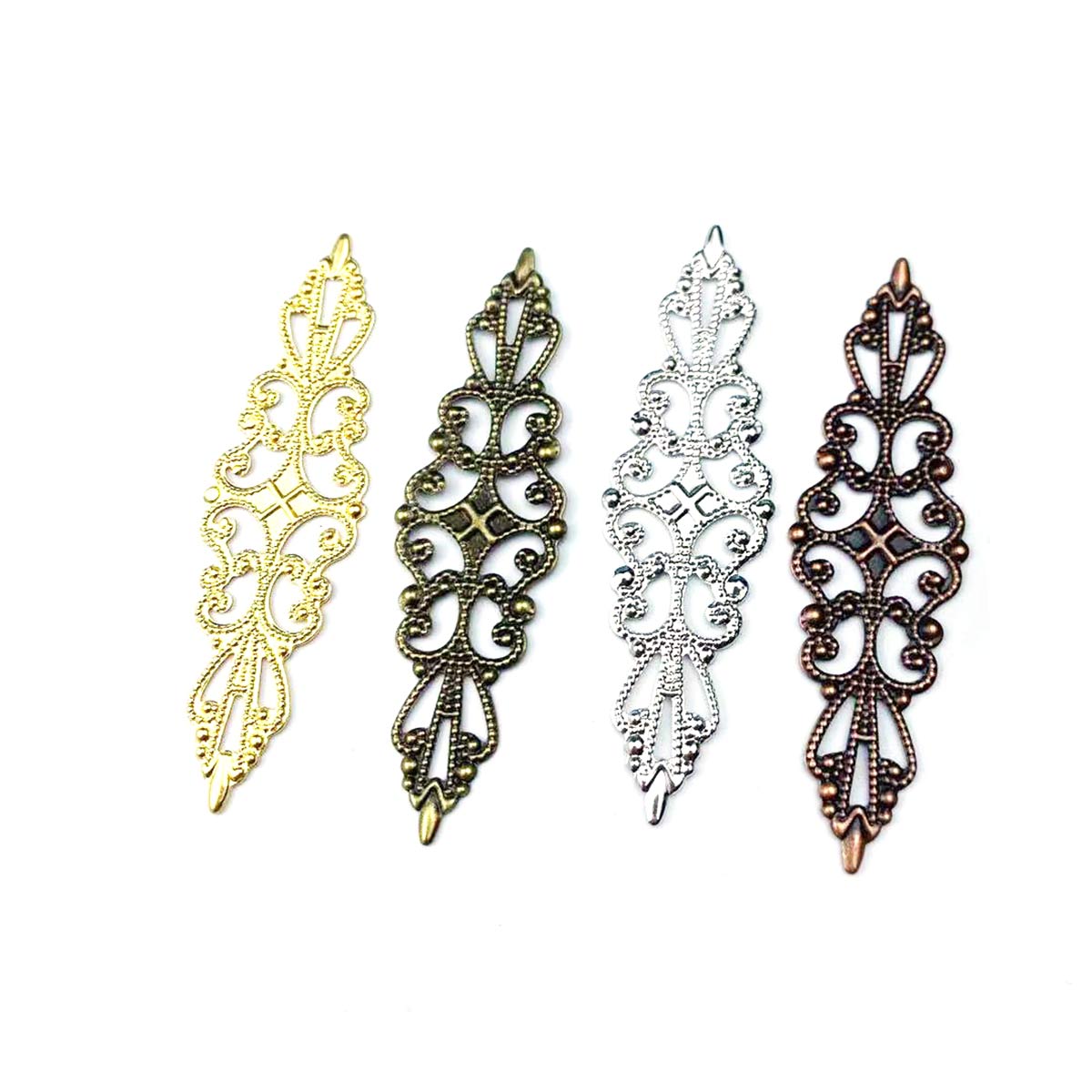 200PCS Hollow Rhombus Charm Fi - огляд і ціна Embellish Craft