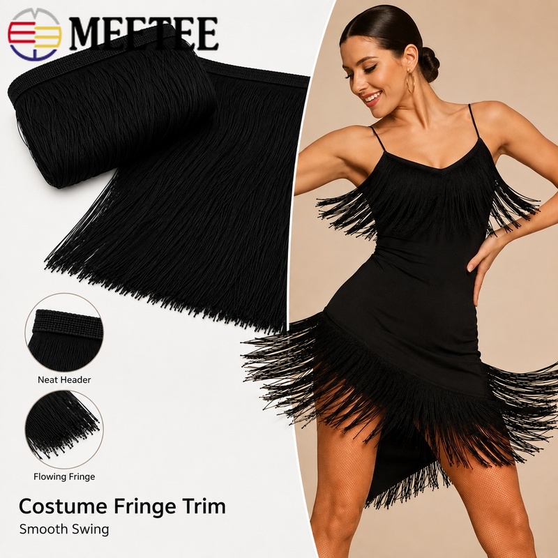 1/2/3M 50cm Tassel Fringe Trim - огляд і ціна Fringe Ribbon Sewing