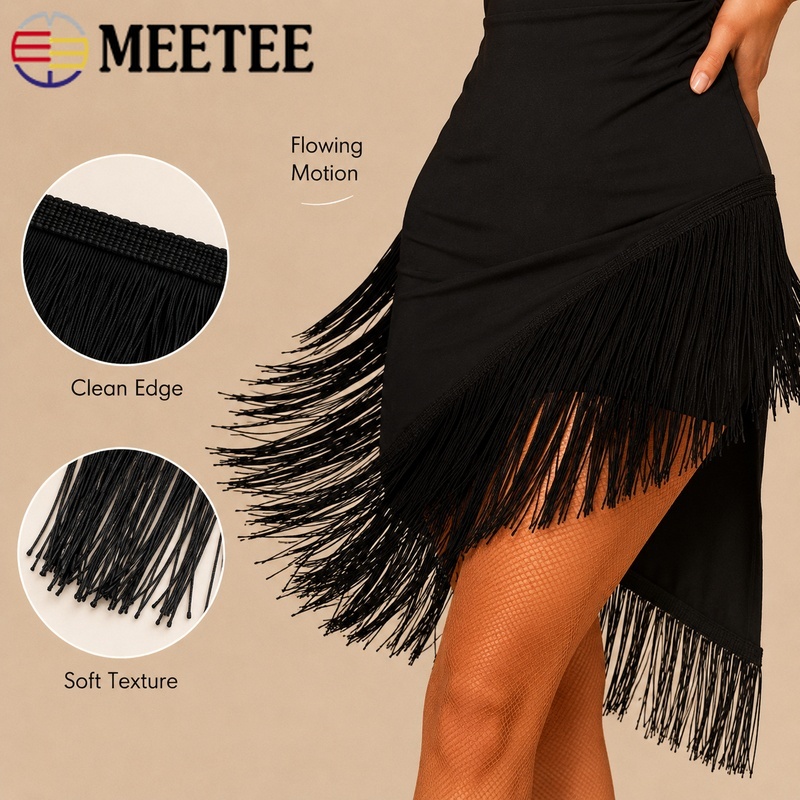 1/2/3M 50cm Tassel Fringe Trim - огляд і ціна Fringe Ribbon Sewing