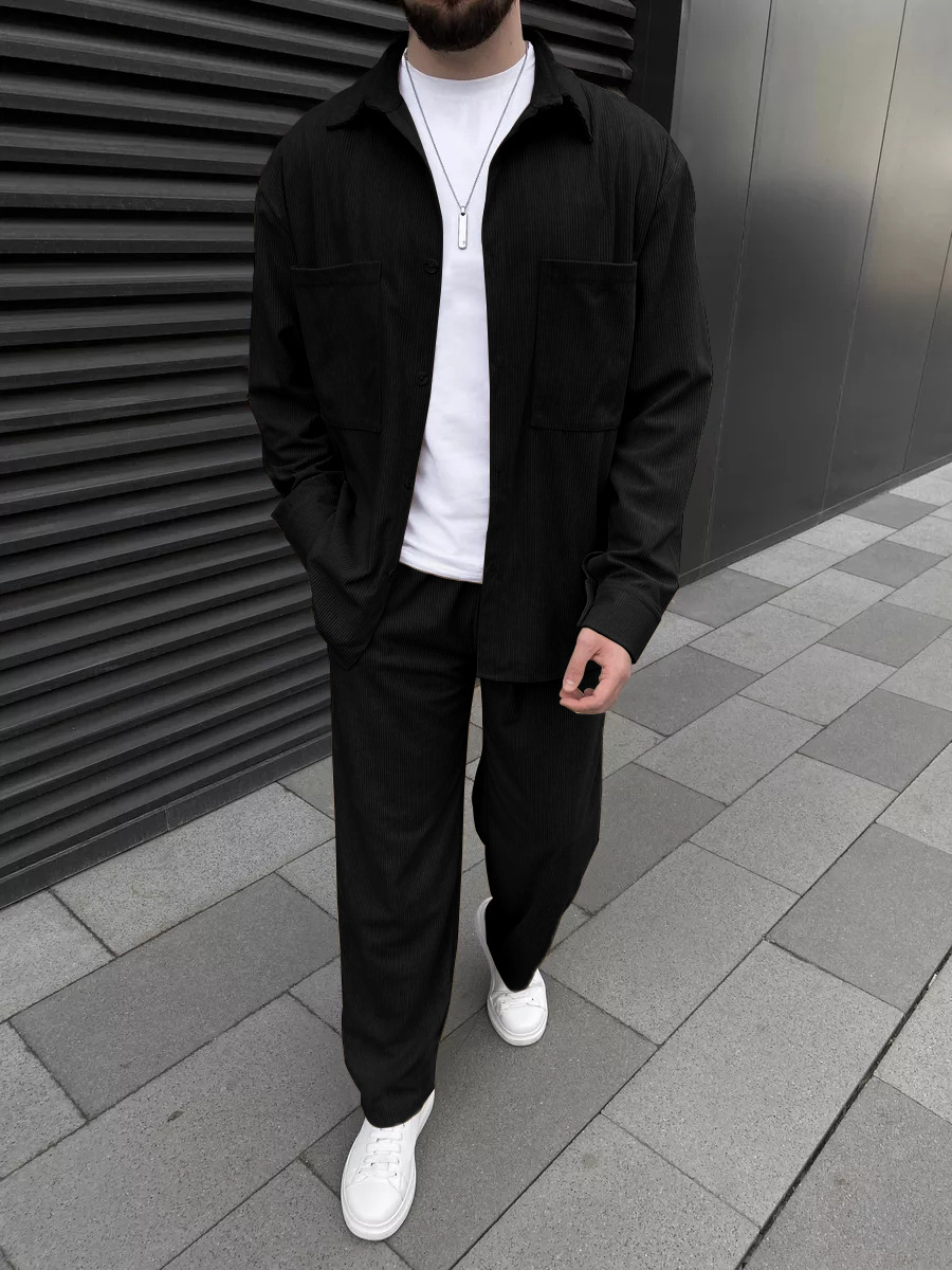Men's Corduroy Two-Piece Outfi - огляд і ціна Embellish Knit