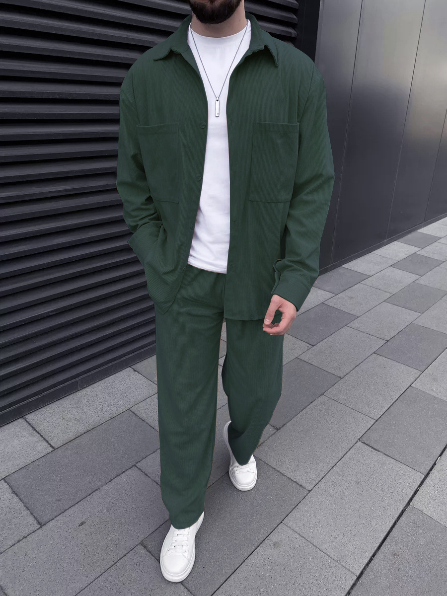 Men's Corduroy Two-Piece Outfi - огляд і ціна Embellish Knit