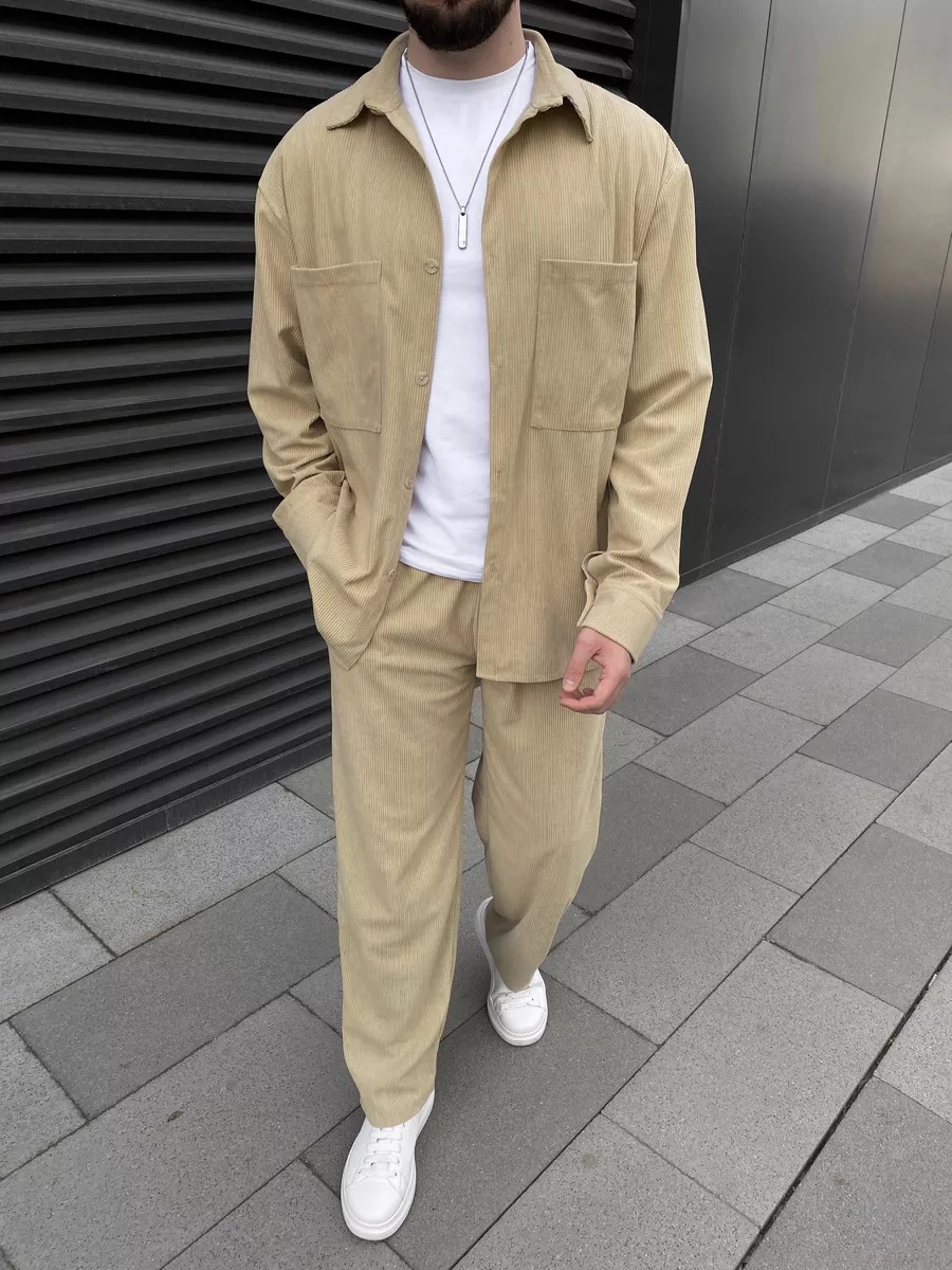 Men's Corduroy Two-Piece Outfi - огляд і ціна Embellish Knit