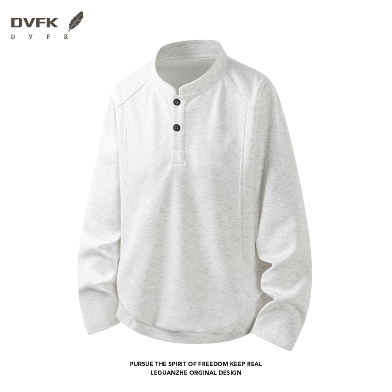 Men Raglan Sleeve Henley Long  - огляд і ціна Embellish Knit