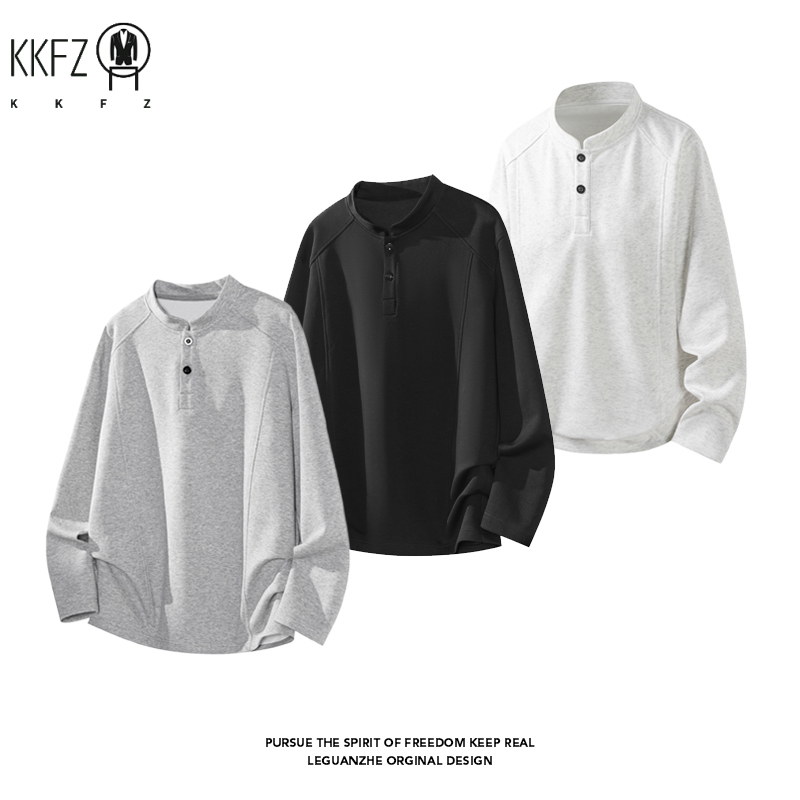 Male Raglan Sleeve Henley Pull - огляд і ціна Embellish Knit