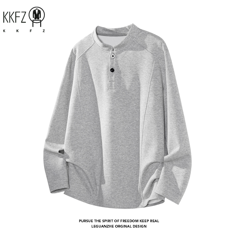 Male Raglan Sleeve Henley Pull - огляд і ціна Embellish Knit
