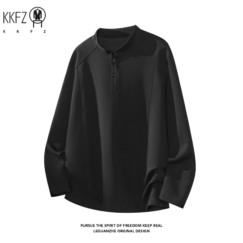 Male Raglan Sleeve Henley Pull - огляд і ціна Embellish Knit