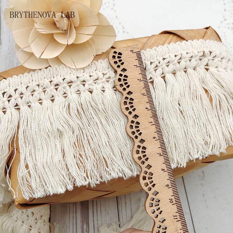 10Yard/Lot Beige 6CM/8CM Tasse - огляд і ціна Fringe Ribbon Sewing