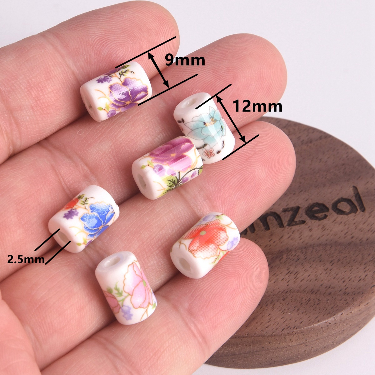 10pcs 12x9mm Cylinder Shape Fl - огляд і ціна Embellishment Crafts
