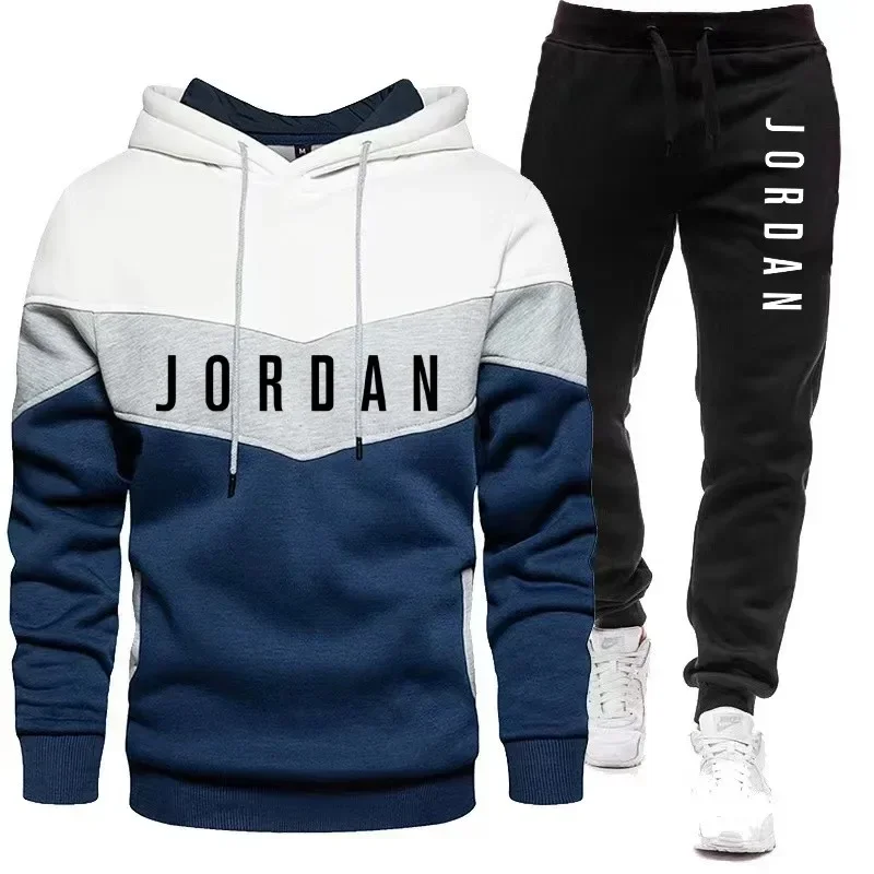 Men Jordan Letter Print Tracks - огляд і ціна Embellish Knit