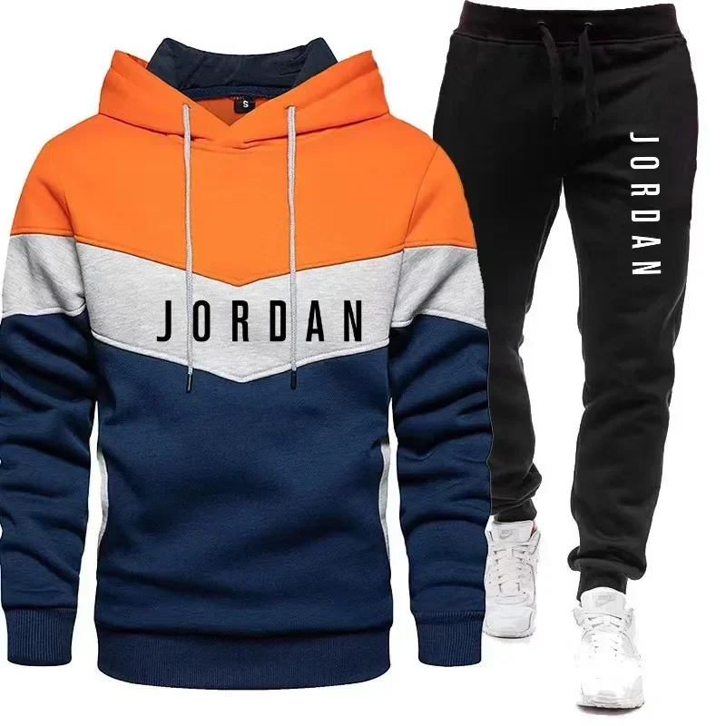 Men Jordan Letter Print Tracks - огляд і ціна Embellish Knit